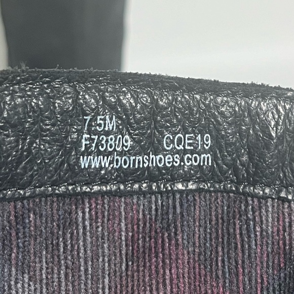 Born Uchee Black Leather Suede Tall Boot 7.5M - Picture 8 of 11